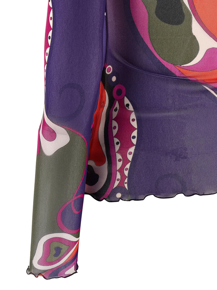 Emilio Pucci Tulle Sweater Sweaters and Cardigans - Multicolor | 2c4f3a16844f2cc26eea96790a35309a8360c103