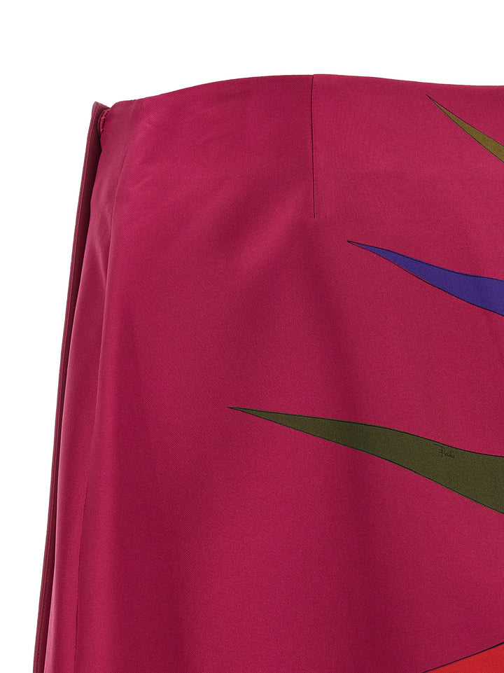 Emilio Pucci Silk Skirt Skirts - Fuchsia | 0cbe19c2edb336a7fc9ff3376b87c09f838c5c84