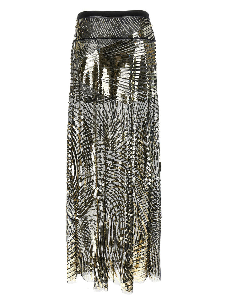 Emilio Pucci Semi-Transparent Maxi Skirt Skirts - Black | b624ebbcab9f7c19de44cd3a0c6a686375bdbb7f