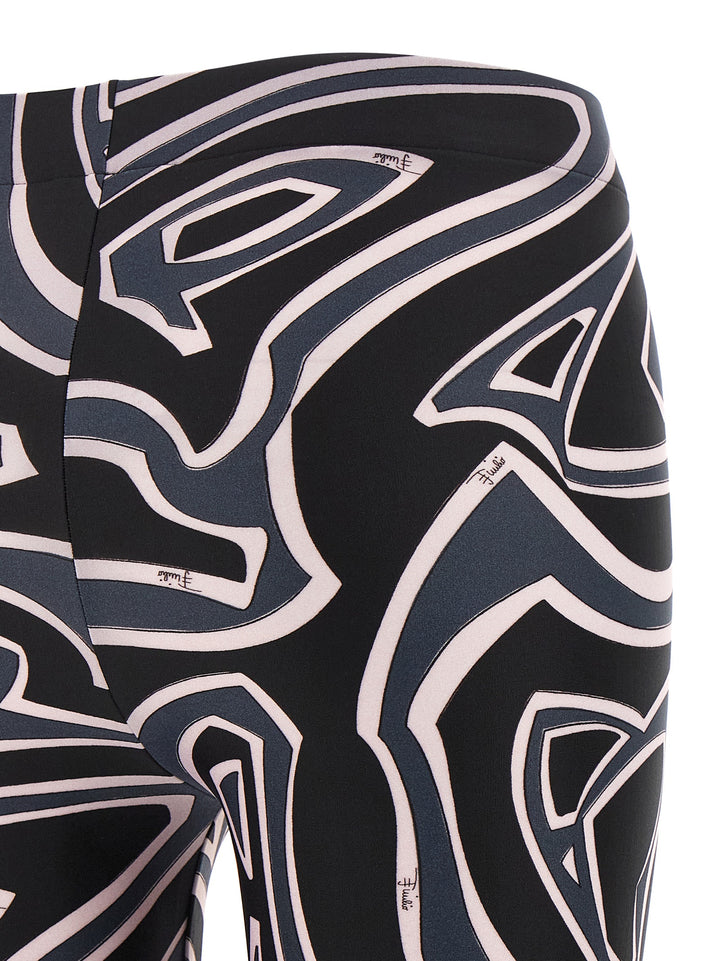 Emilio Pucci Labirinto Leggings - Multicolor | 732e454685b742d373abe8e9349bf5cad1df1715