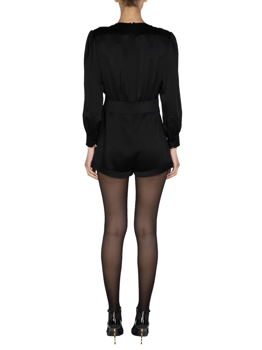 Saint Laurent Jumpsuits - Black | Wanan Luxury