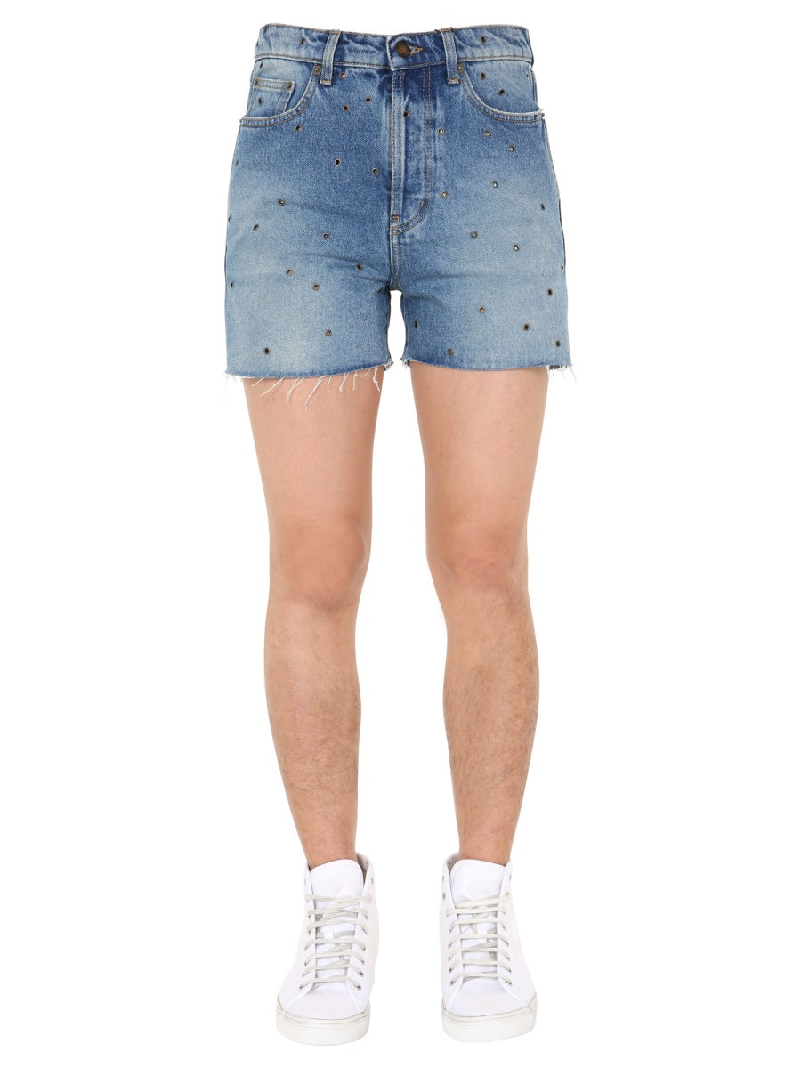 Saint Laurent Shorts - Light Blue | Wanan Luxury