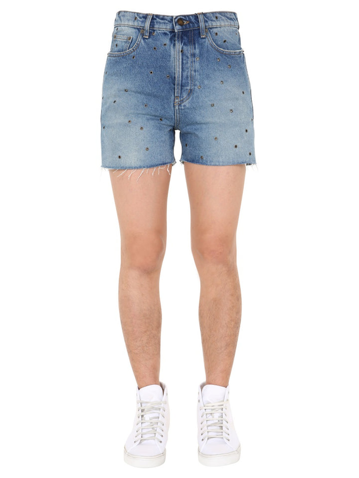 Saint Laurent Shorts - Light Blue | Wanan Luxury