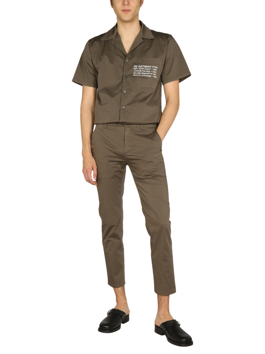 Department 5 Shirts - Military Green | c25ba521c35122eccfb61e2cf4a79a57a00af930