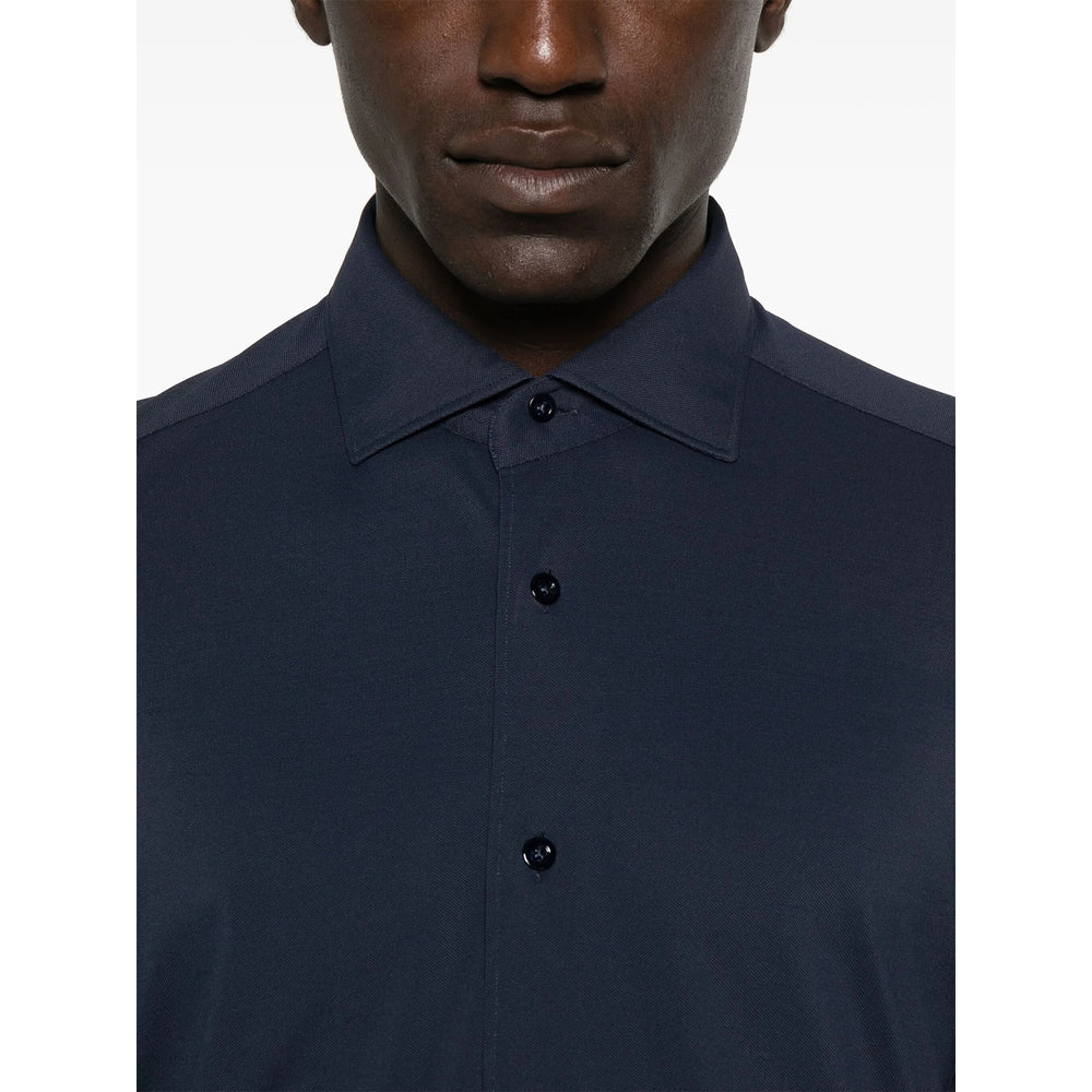 Mazzarelli Shirts - Blue | 1b95c447fdbccbddbbb590aa3b2566e0d0b9e386