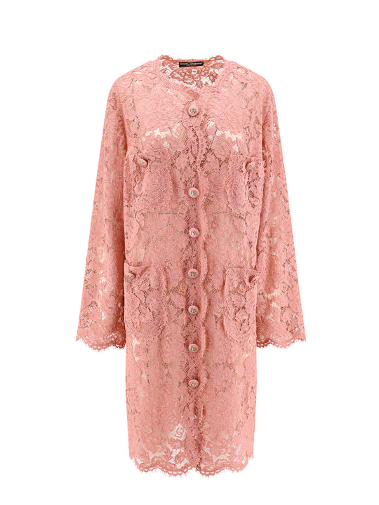 Dg Floral Lace Coat