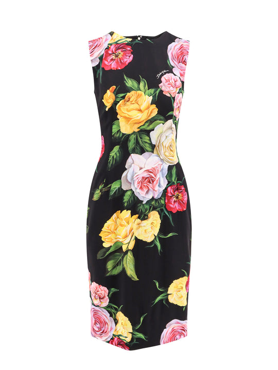 Silk Dress With Floral Print