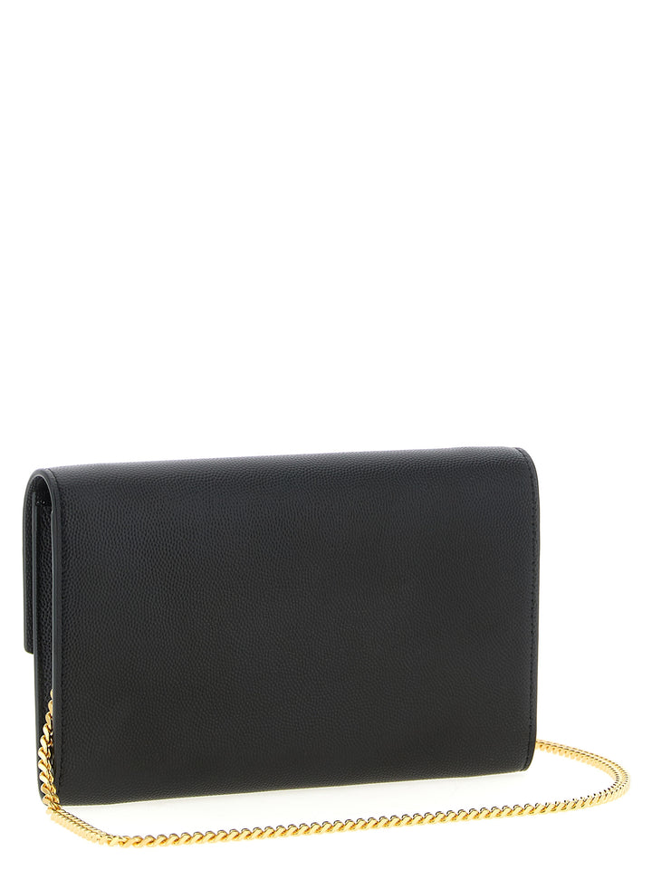 Saint Laurent Monogramme  Bag Clutch - Black | 240df42458d9c4b46018ff73dbcc20b9e94d15b6