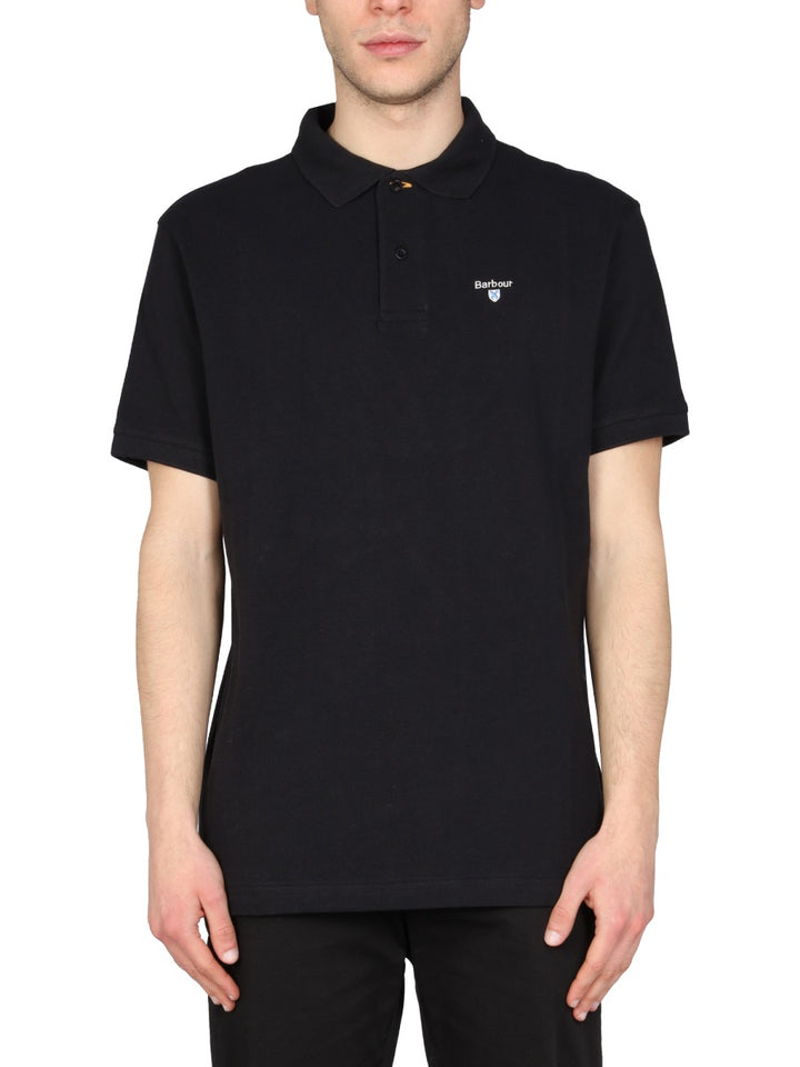 Barbour Polo - Black | Wanan Luxury