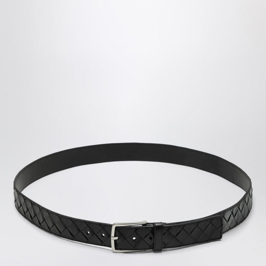 Black Inrecciato Belt