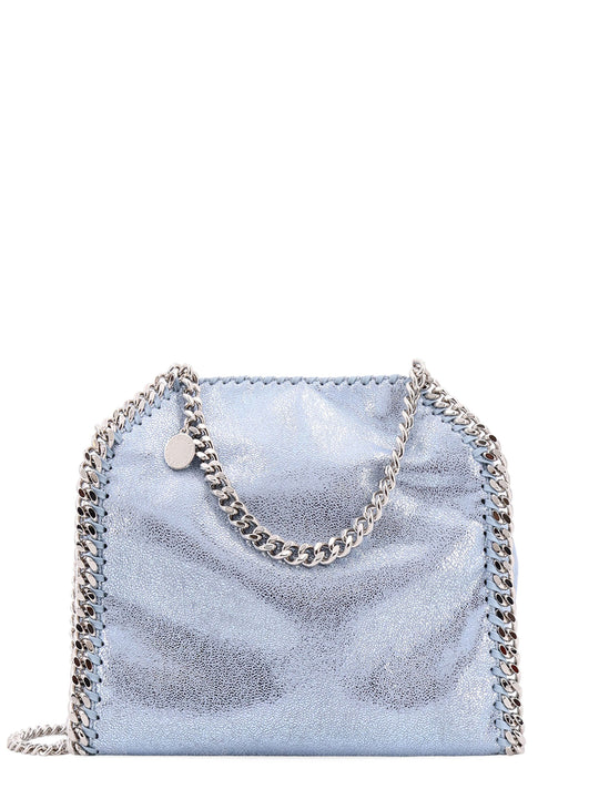 Falabella Mini Tote Shoulder Bag In Shaggy Deer Eco Shiny Fabric