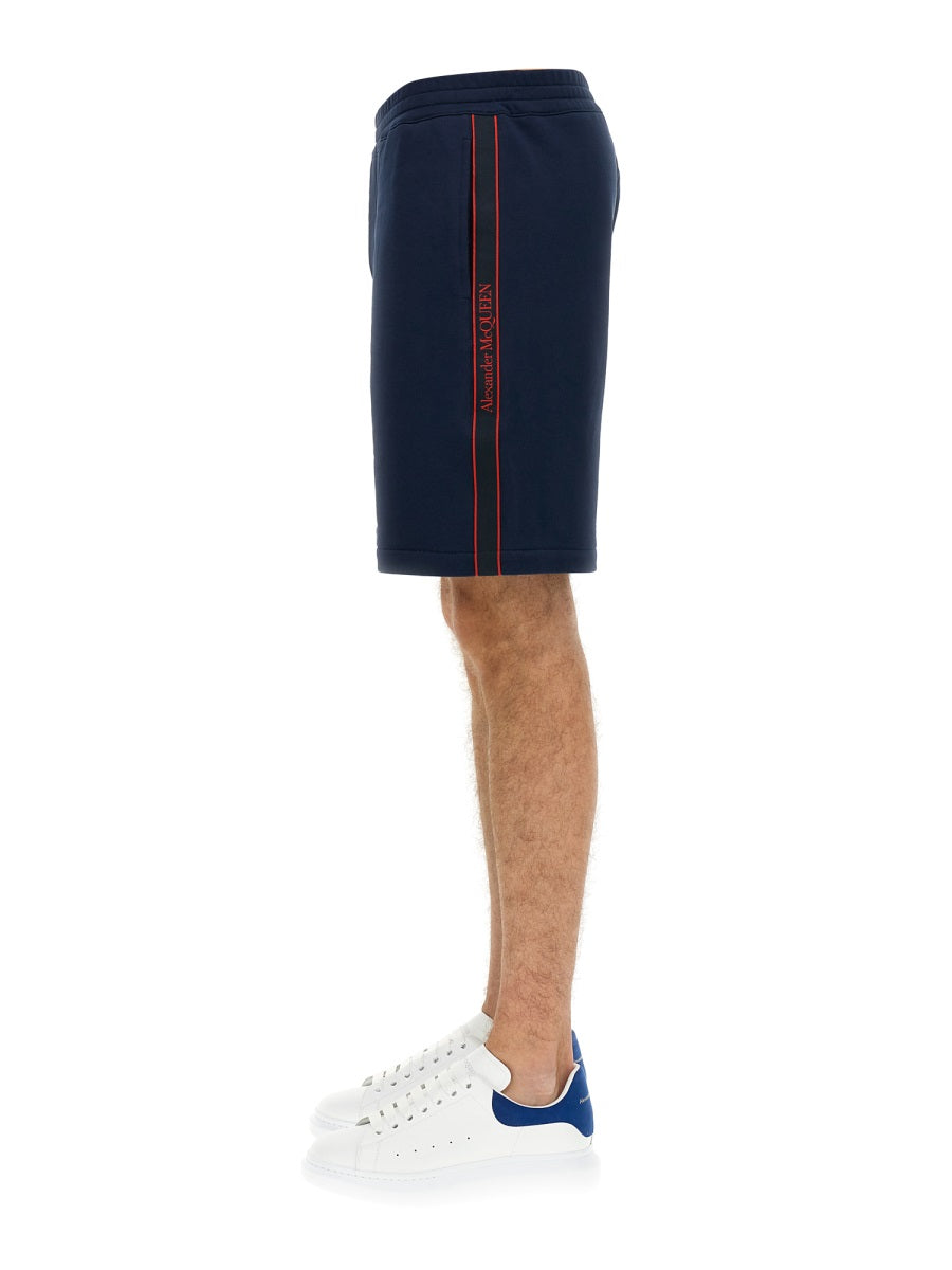 Alexander Mcqueen Shorts - Blue | 982817c03f2bfd374bb58ed0299d77f80bb96958