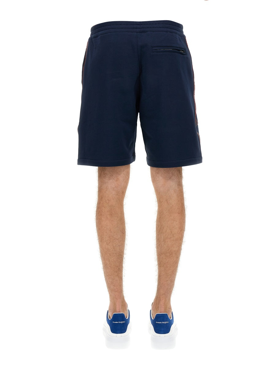 Alexander Mcqueen Shorts - Blue | 889a2c07deacae8f3e093c905a582f365f89c9b1