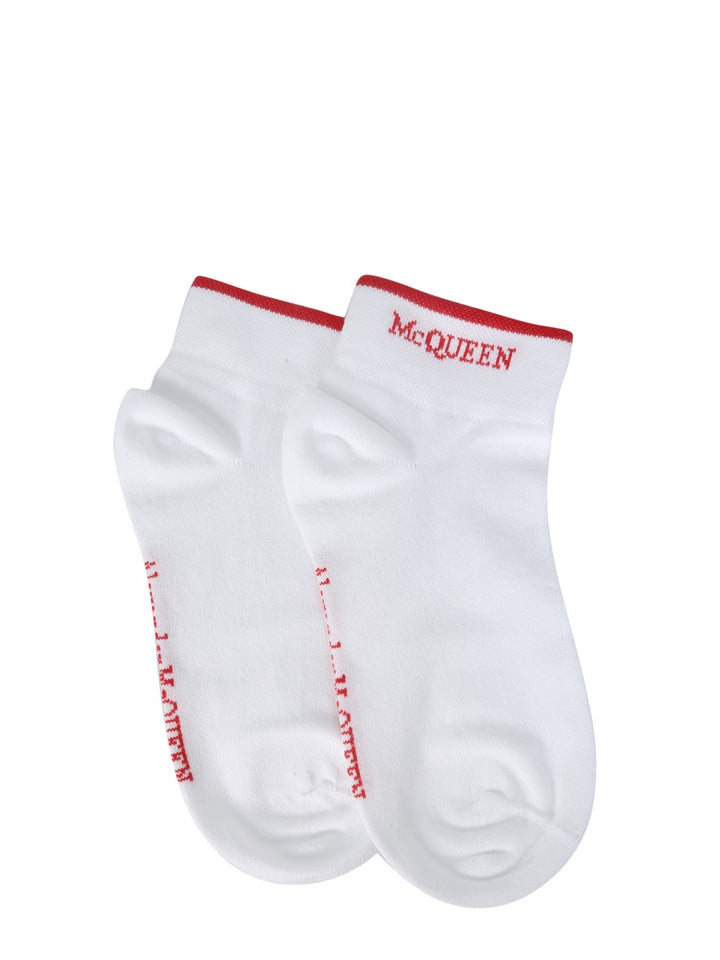 Alexander McQueen Socks - White | Wanan Luxury