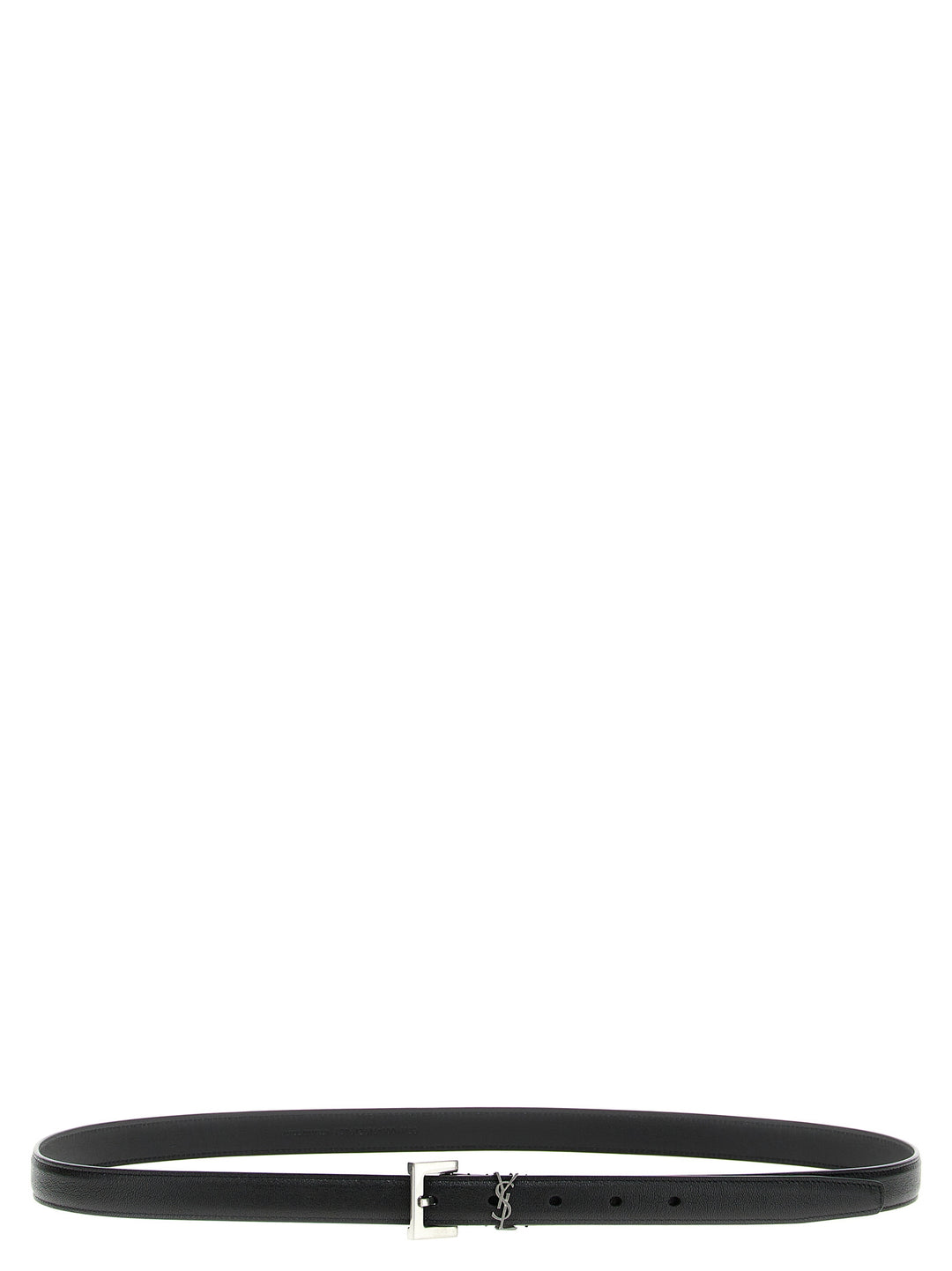 Saint Laurent Cassandre Belts - Black | ea196fbf9b3a4078ade301b56ea7da74bc97e706