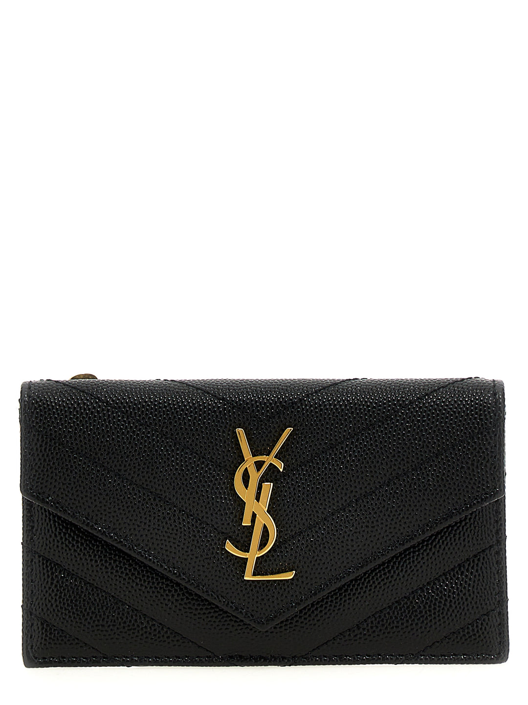 Saint Laurent Cassandre Wallets and Card Holders - Black | 5a1745decb50fdd635f03dbebdca2e760246bb2a