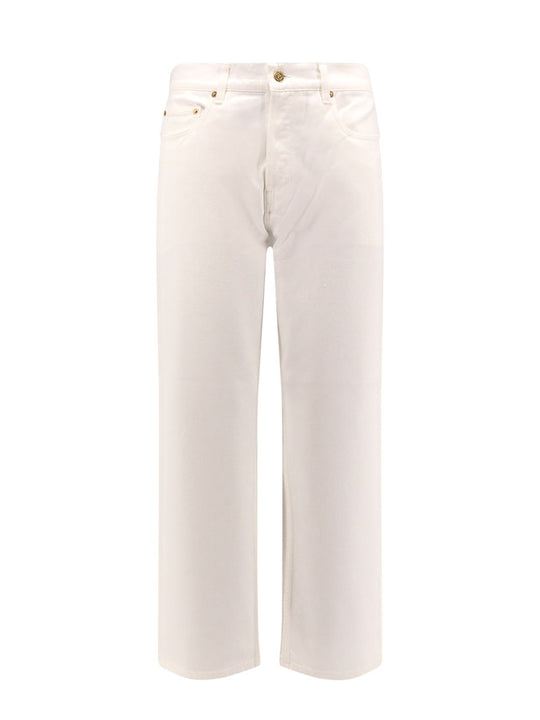 Skate White Denim Trouser