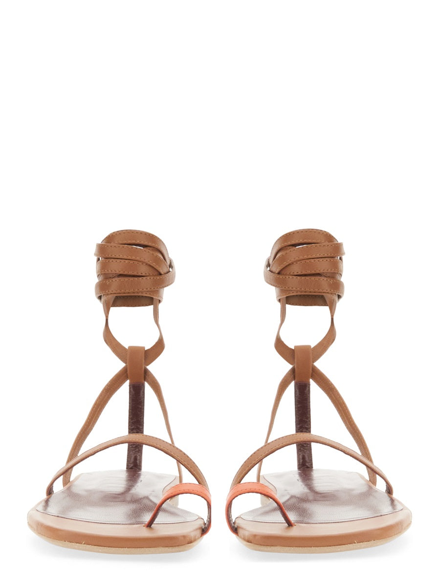 Staud Sandals - Brown | Wanan Luxury