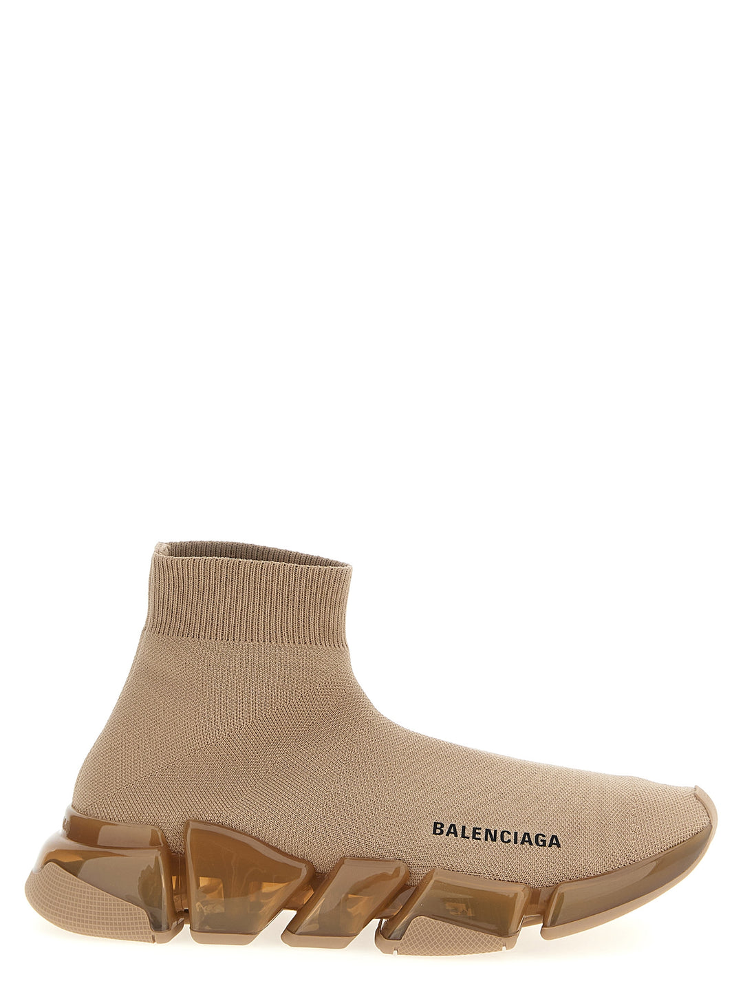 Balenciaga Speed 2.0 Full Clear Sole Sneakers - Beige | 9526c1a9ef4f54fdb2e21c359c067984e9153db3