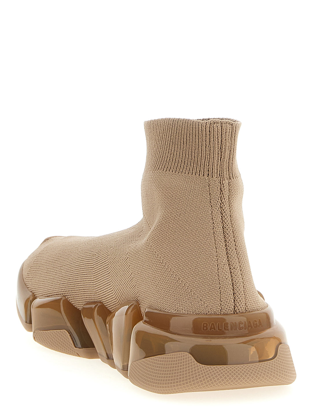 Balenciaga Speed 2.0 Full Clear Sole Sneakers - Beige | ab11d88a9fb092180f0ad217dc3d6ba9b6fd1578