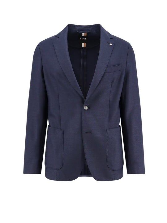 Stretch Virgin Wool Blazer