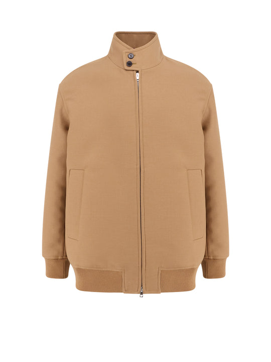 Wool Jacket With Gg Lining