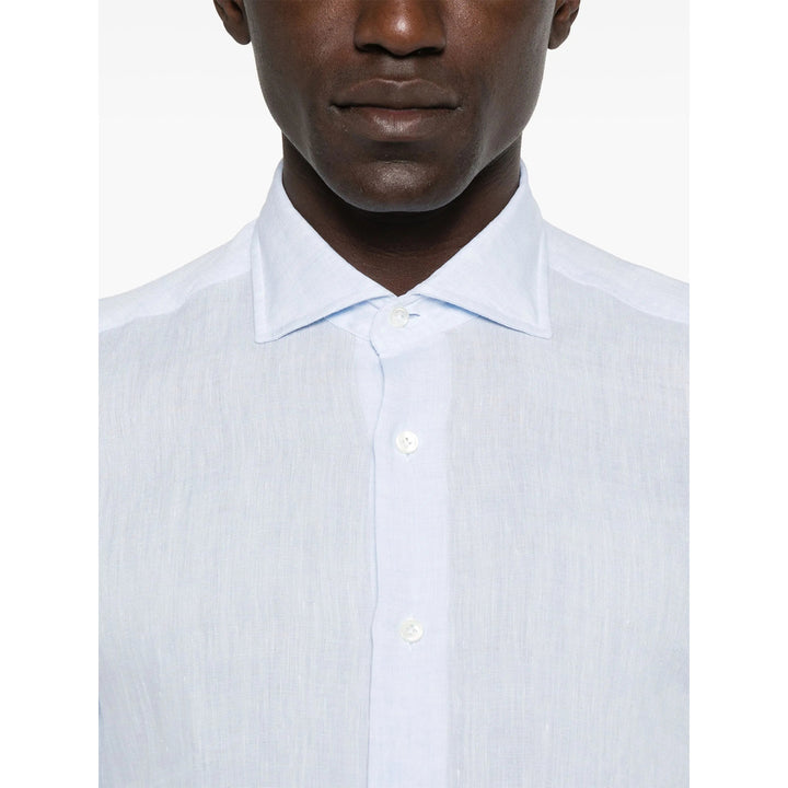 Mazzarelli Shirts - Blue | 3373de4e3203bba5a40f132e598c6f03c75ae903