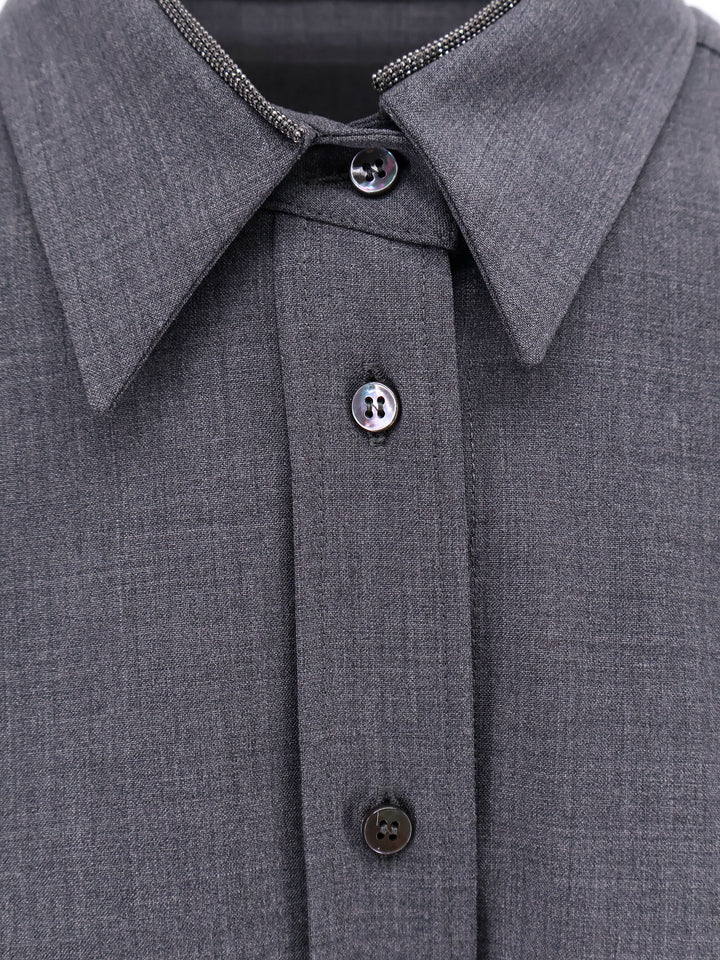 Brunello Cucinelli Shirts - Blacks and greys | 562a98f5ec31f150bd77f434edb6ae94416dde0c