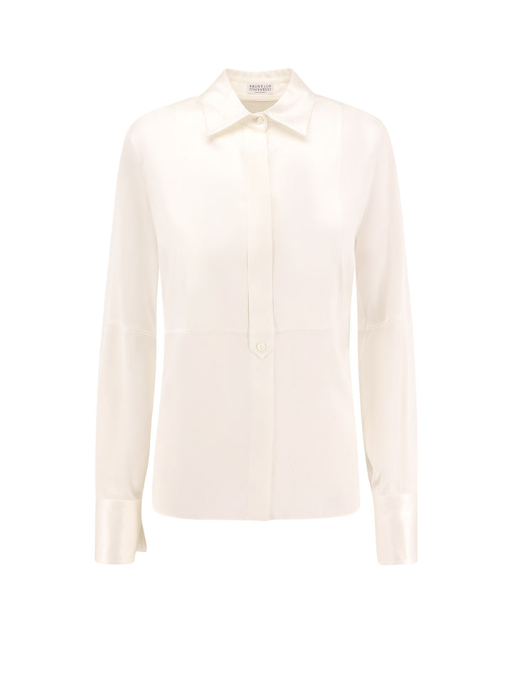 Brunello Cucinelli Shirts - Light and natural | 60737c74642990af4ef45c325f583b27f068e9ea