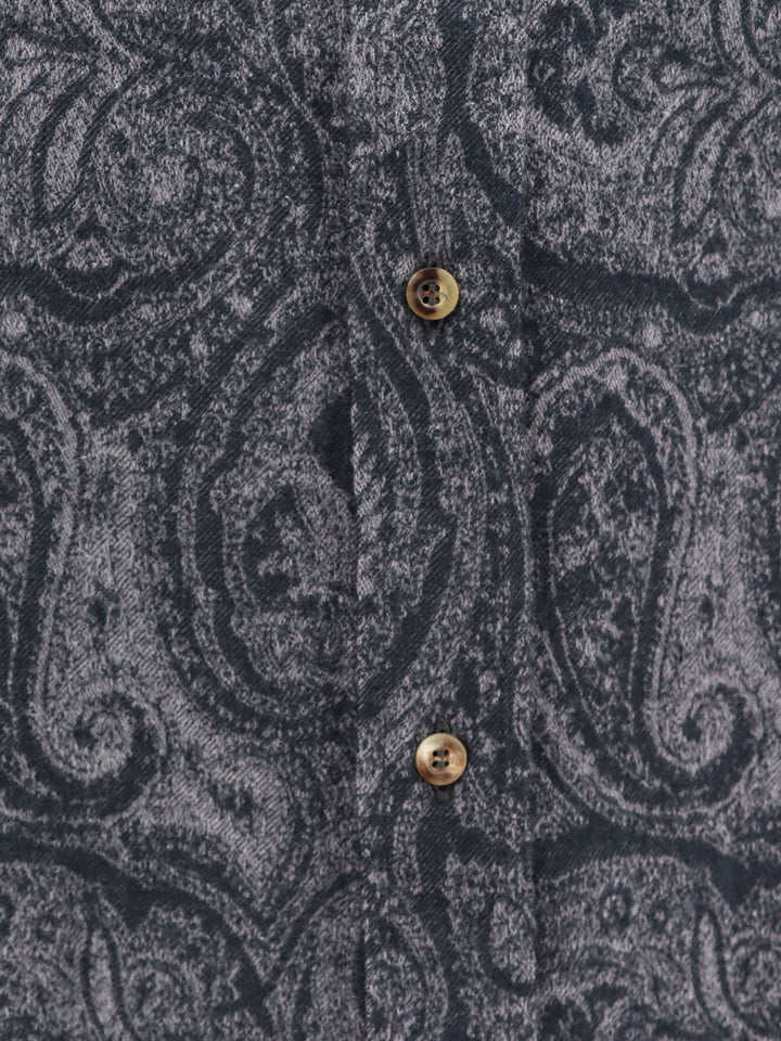 Brunello Cucinelli Shirts - Blacks and greys | ab2fc21bbbe806c2c3b6a8d2b5f34c6290656b3f