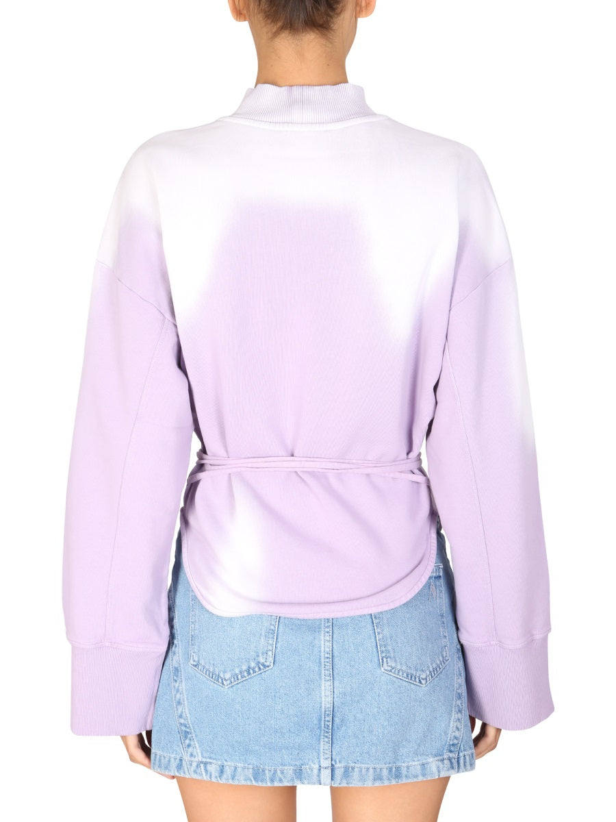 The Attico Sweatshirts - Lilac | Wanan Luxury