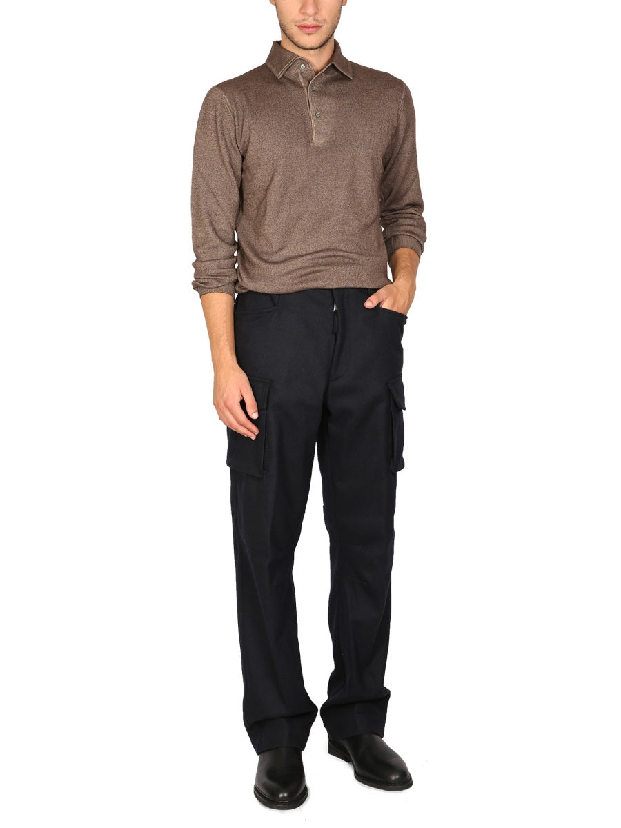 Lardini Pants - Blue | Wanan Luxury