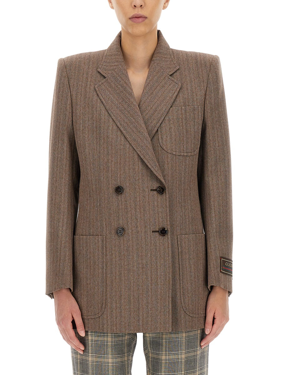 Gucci Jackets - Brown | a1d32f63883f65ecdbef05ecda6e7761b7742a6a