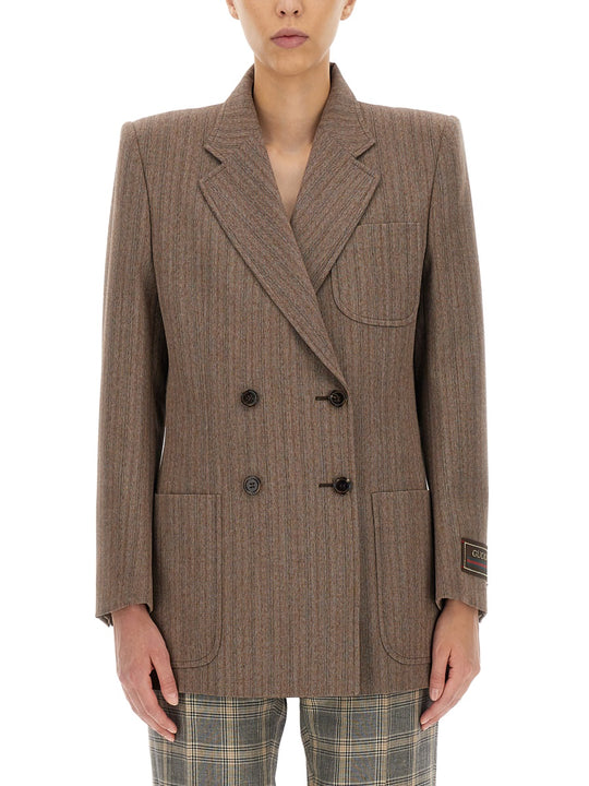 Herringbone Wool Jacket