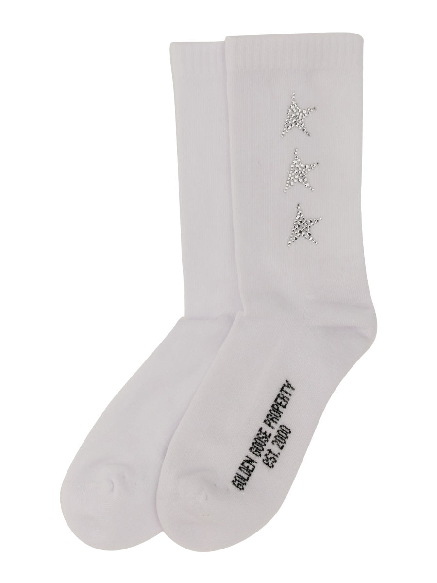 Golden Goose Socks - White | Wanan Luxury