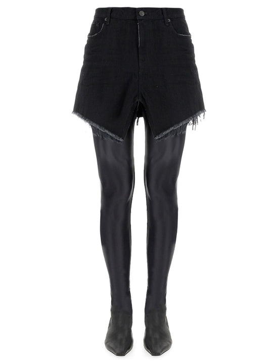 Mini Cut-Up Skirt