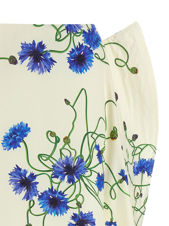 Stella Mccartney Ruffled Skirt Skirts - Blue | 1e398b7254ecf7dd143d38bf07f686cf08c88c31
