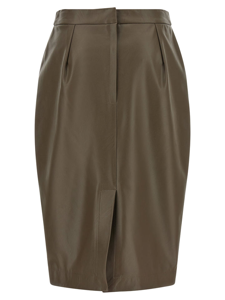 Stella Mccartney High Waist Skirt Skirts - Brown | c3baee2c1446f97e634f8fbcf45a15f9348fdbae