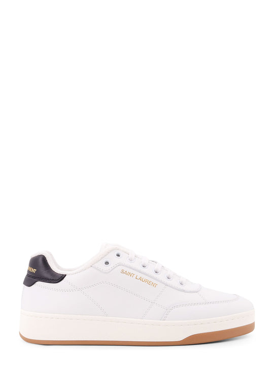 Sl/61 Leather Sneakers With Logo Print