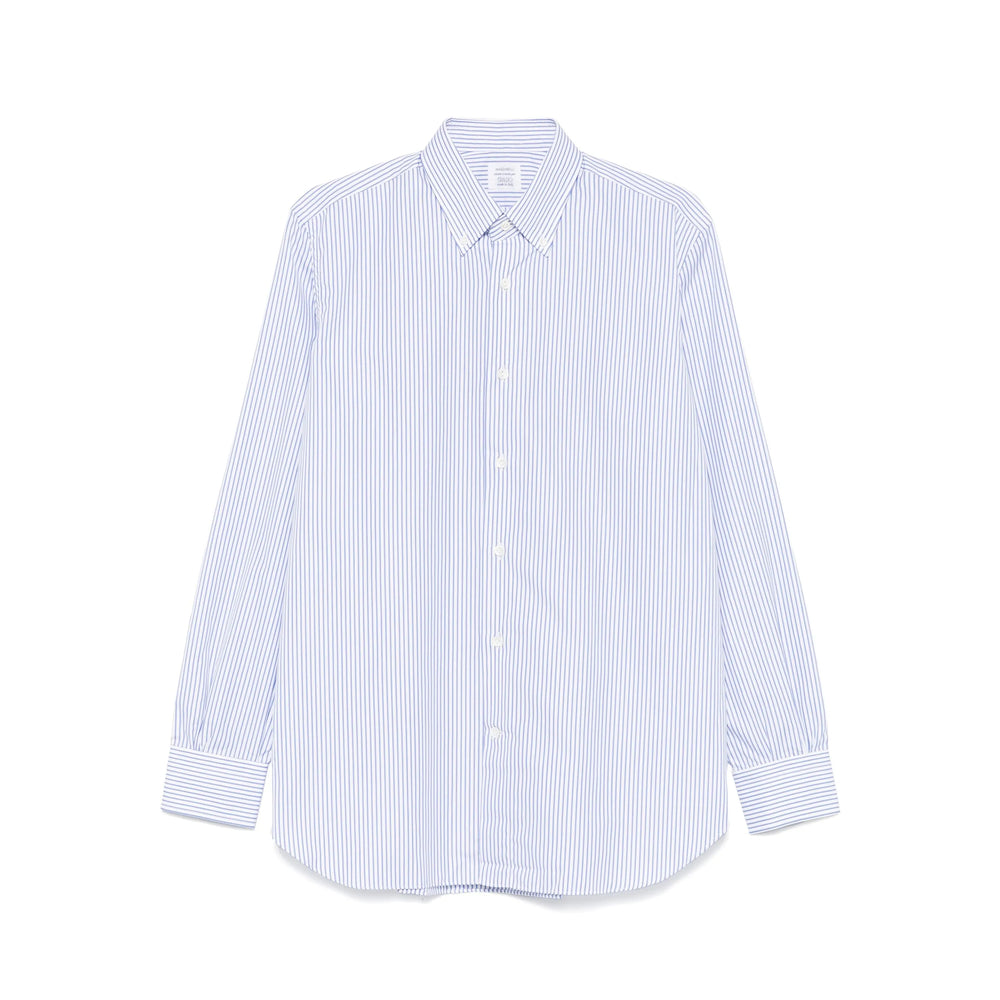 Mazzarelli Shirts - White, Blue | 960a303ba0c27cc86bcecd543373e04c5e6eeade
