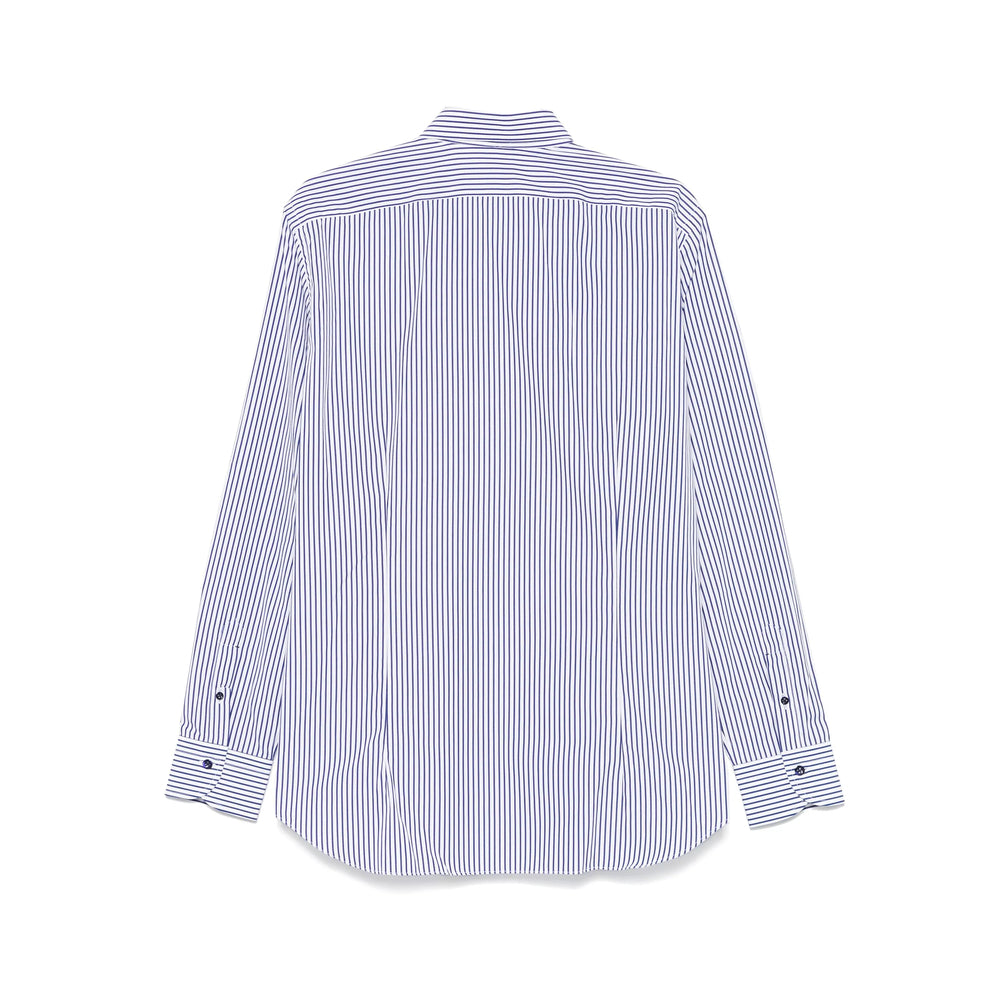 Mazzarelli Shirts - White, Blue | 82d3647202ffbd6e63b24c8407c3a90aa66132aa