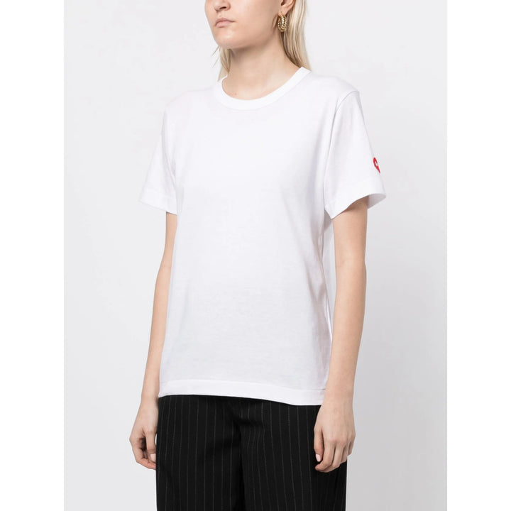 Comme Des GarÇOns Play T Shirts - White | 3aeab28dec09dc7d872858f27672ad9060f32e4f