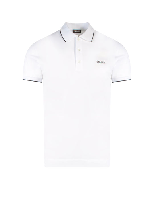 Cotton Polo Shirt With Logo