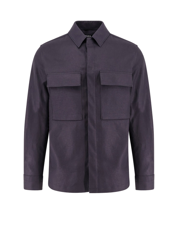 Zegna Shirts - Blue and green | 167c4aa45e7eb0c3b80c9d9cb713a49b61094d4a