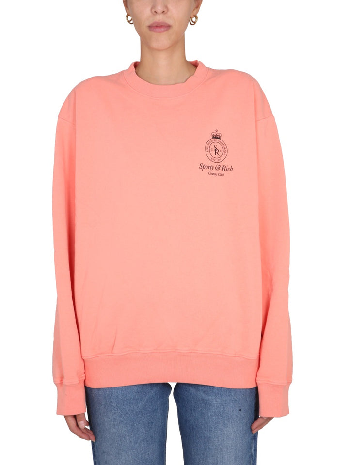 Sporty & Rich Sweatshirts - Pink | Wanan Luxury