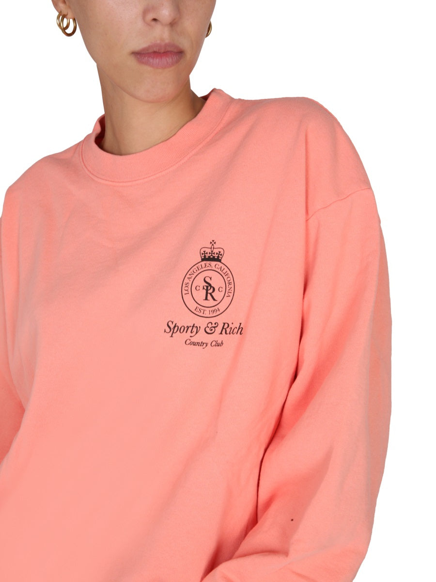 Sporty & Rich Sweatshirts - Pink | Wanan Luxury