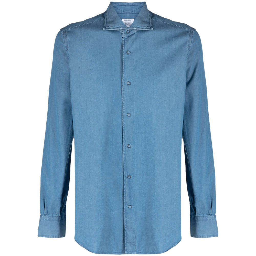 Mazzarelli Shirts - Blue | 4df25ba485f35317473d1c5a9b031117e9fa4dac