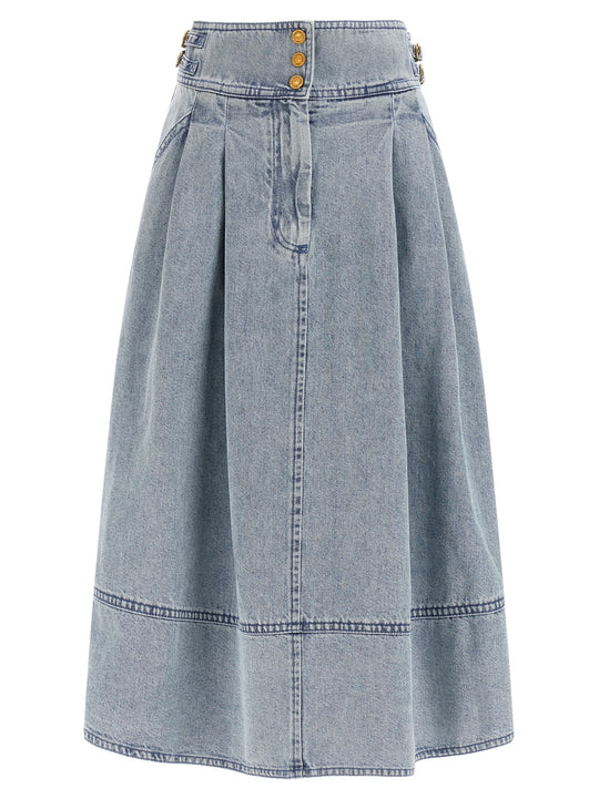 Denim Skirt Skirts Light Blue