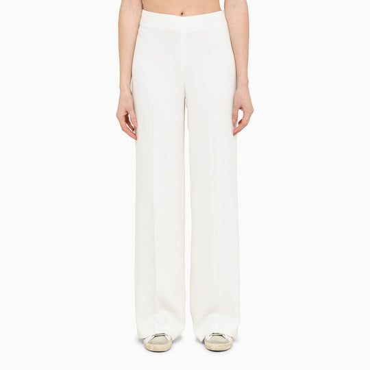 Wide Cream Trousers