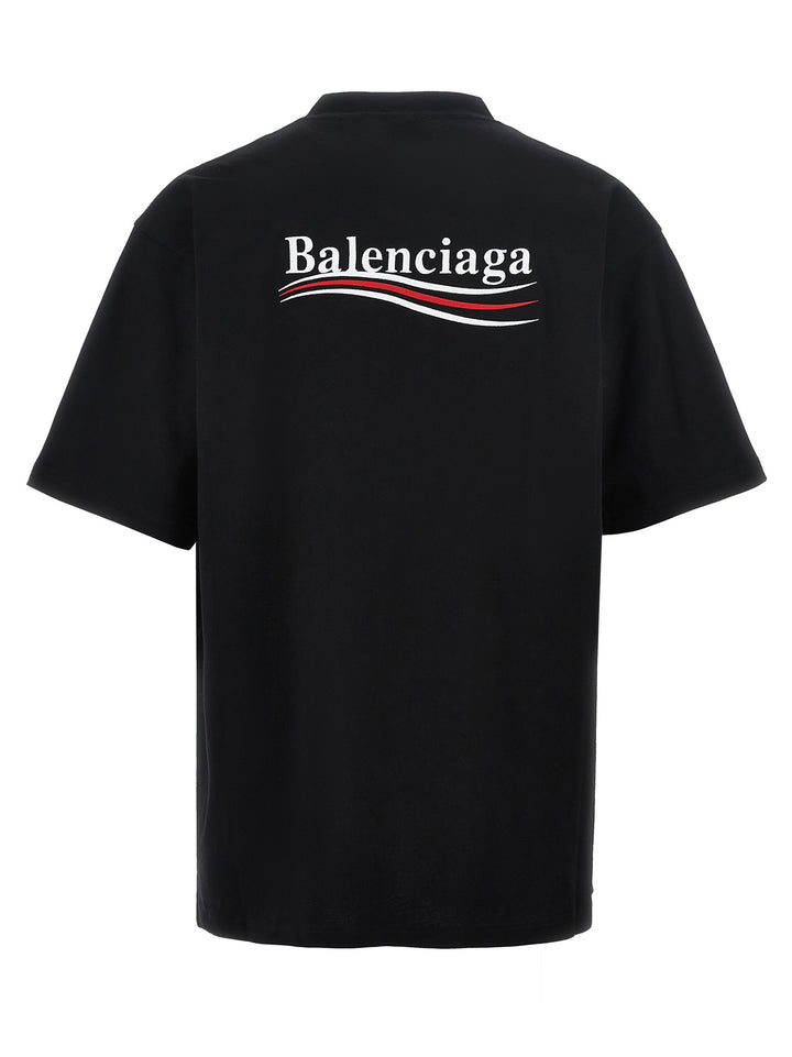 Balenciaga Political Campaign T-shirt - White/Black | 1546f0cbdb6d0e384ef6a2cf809cfa7b680a3901